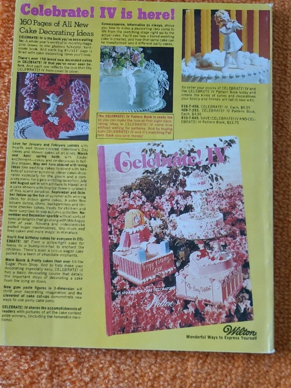 Wilton Yearbook Cake Decorating Collection -6 Books